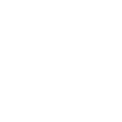 running-figure-icon-happy-bun-peds. A stick figure in a running pose, rendered in white line art on a transparent background.