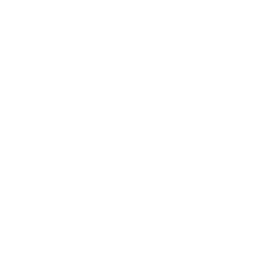 sick-face-with-thermometer-icon-happy-bun-peds. A circular face with a worried expression and a thermometer in its mouth, rendered in white line art on a transparent background.